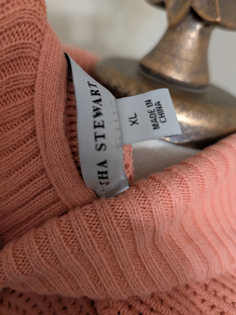 Women’s Coral Zip-Turtleneck Sweater